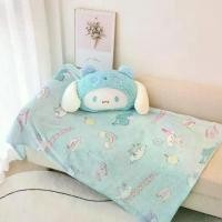 ราคา หมอนผ้าห่ม หมอนพกพา Sanrio Character ขนาดหมอนประมาณ 40×28 cm ผ้าห่มขนาด 1.5×1 เมตร (1729708834765769005)