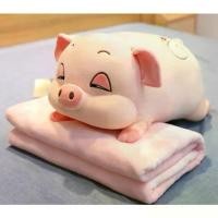 ราคา หมอนผ้าห่ม หมอนตุ๊กตานุ่มนิ่ม+ผ้าห่ม แถมเสื้อใส่ให้น้องตุ๊กตา 1 ตัว (1730167303129435029)