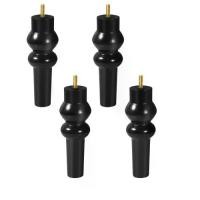 ราคา ขาเฟอร์นิเจอร์ไม้ ดีไซน์วินเทจ ชุด 4 ชิ้น รองรับขา สำหรับเตียง โต๊ะ โซฟา (1732050843517421665)