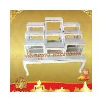 ราคา โต๊ะหมู่บูชา หน้า 6 นิ้ว 9 ชิ้น (แบบขอบสีทอง) มีให้เลือก 3 สี (1732040687410055713)