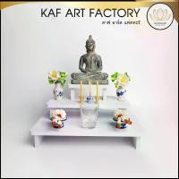 ราคา หิ้งพระตั้งโต๊ะ ฐานวางพระ ชั้นวางพระ โต๊ะหมู่บูชา หิ้งพระโมเดิร์นตั้งโต๊ะ หิ้งพระมินิมอล G5 (1729699929827936349)