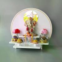 ราคา หิ้งพระพิฆเนศ ทรงกลม หิ้งพระต้นโพธิ์ หิ้งโอม หิ้งพระโมเดิร์น ชั้นวางพระ หิ้งพระตั้งโต๊ะ หิ้งพระติดผนัง โต๊ะหมู่บูชา cir plus01-ac (1729702906682837554)