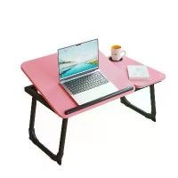 ราคา โต๊ะข้างเตียงสีชมพูอเนกประสงค์ โต๊ะคอมพิวเตอร์ ห้องนักเรียน โต๊ะพับได้ โต๊ะพับสำหรับอ่านหนังสือ โต๊ะยกน้ำหนัก โต๊ะวางโน้ตบุ๊ก โต๊ะพับ (1732186223743109263)
