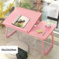 ราคา [พร้อมส่ง] โต๊ะวางโน๊ตบุ๊ค โต๊ะวางคอมพิวเตอร์ โต๊ะเขียนหนังสือ โต๊ะพับ โต๊ะอเนกประสงค์ โต๊ะญี่ปุ่น 55*32*25cm (1731890522380601089)