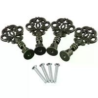 ราคา มือจับตู้รูเดียว สีบรอนซ์ย้อนยุค พร้อมสกรูยึด จี้ มือจับดึง ลูกบิดประตูตู้ โต๊ะเครื่องแป้ง ตู้เสื้อผ้า (1730072606488431265)