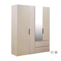 ราคา INDEX LIVING MALL ตู้เสื้อผ้า 4 บาน พร้อมกระจก รุ่นแมกซี่ (1729583691216881720)