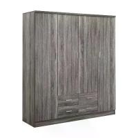 ราคา FURINBOX ตู้เสื้อผ้า 4 บาน พร้อมลิ้นชัก รุ่นโลตัส (1731604554740500536)