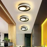 ราคา โคมไฟเพดาน LED, สไตล์โมเดิร์น, ดีไซน์มินิมอล, สีดำและสีขาว, เหมาะสำหรับทางเดิน, ตู้เสื้อผ้า, ห้องเสื้อคลุม, ติดตั้งบนเพดาน, เอฟเฟกต์การส่องสว่าง, โคมไฟเพดาน LED (1730405594551519412)