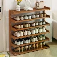 ราคา ชั้นวางรองเท้าไม้ ดีไซน์ทันสมัยและเรียบง่าย ขนาดกว้าง ตู้รองเท้าหลายชั้น ประหยัดพื้นที่ กันความชื้น เหมาะสำหรับประตูหน้า ชั้นวางรองเท้า สำหรับใช้ในครัวเรือน (1731543993593136183)
