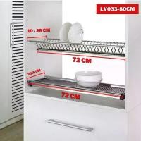 ราคา Forward ที่คว่ำจาน ติดผนัง ชั้นวางจาน ที่คว่ำจานแขวนผนัง สีเงิน สแตนเลส ชั้นคว่ำจานติดผนัง ที่คว่ำจาน พร้อมถาดรองน้ำ ตะแกรง คว่ำจาน ชั้นวางของ 2 ชั้น ราว (1729569954927839949)