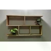 ราคา CODชั้นวางของไม้สัก ชั้นติดผนังไม้สัก ชั้นวางของ ชั้นวางโมเดลTikTok (1731872150894445877)