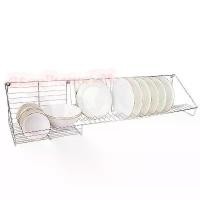 ราคา ที่คว่ำจาน ที่คว่ำจานสแตนเลส แบบติดผนัง ชั้นวางของ (1731481041652975527)