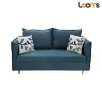 ราคา Looms โซฟา 2 ที่นั่ง รุ่น Raemon สีฟ้า (160x80x90 ซม.) (1729736188556774058)