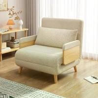 ราคา โซฟาเดี่ยว ปรับมุมได้ โซฟาปรับนอนได้ โซฟา bed ดีไซน์การออกแบบทันสมัย เบาะหนานุ ที่นอนพับได้เป็นโซฟา (1730439848534444808)