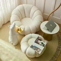 ราคา โซฟา โซฟารูปฟักทอง พร้อมที่พักขา โซฟาสามารถถอดซักได้ bean bag บีนแบคโซฟา เก้าอี้โซฟา (1730287181412272645)