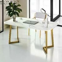 ราคา โต๊ะกินข้าว ลายหินอ่อน ขาว/ดำ ขนาด 120 ซม. สไตล์นอร์ดิก โต๊ะอาหาร โต๊ะทานข้าว โต๊ะห้องอาหาร เรียบหรู แข็งแรง พร้อมส่ง (1731844645537547785)