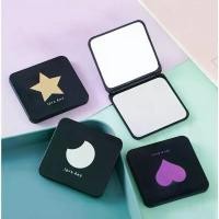 ราคา กระจกขนาดเล็ก สองด้าน เหมาะสำหรับเด็ก แบบพกพา เหมาะสำหรับกิจกรรมกลางแจ้ง พับได้ มือถือ โต๊ะสแตนเลส กระจกแต่งหน้า ขนาดเล็ก ยืน (1731250283732895515)