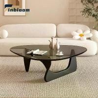 ราคา โต๊ะกาแฟ โต๊ะชา โต๊ะคอมพิวเตอร์ โต๊ะกลาง โต๊ะกลางโซฟา ความหนา 8 มม โต๊ะกาแฟแก้ว ไม้เนื้อแข็ง+กระจกนิรภัย แข็งแรงและทนทาน ประกอบง่ายz (1731643229411443955)