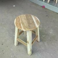ราคา เก้าอี้ไม้สัก เก้าอี้กลม เก้าอี้สตูล (1731845787403453911)