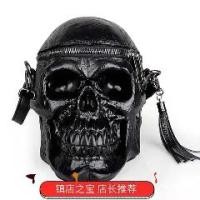 ราคา กระเป๋าผู้หญิง, สไตล์พังก์อินเทรนด์, การออกแบบกะโหลกศีรษะที่สมจริง, บุคลิกภาพ, สีดำ, กระเป๋าสะพายข้างฮิปฮอปผู้ชายลำลอง, กระเป๋าสะพายข้าง แม่ เอ้ สวย ร้าน แบรนด์เนม จีน made c (1732323234534820397)