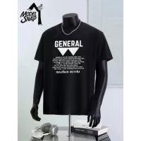 ราคา MODEL SNAP เสื้อยืดผ้าฝ้ายแขนสั้นผู้ชายรูปแบบทั่วไปผ้าระบายอากาศอ่อนโยนเย็บยืดคอสไตล์สบายตลอดทั้งปี GENERAL maafkan mereka (1731903800631002406)