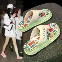 ราคา รองเท้าแตะแพลตฟอร์มฤดูร้อน, สำหรับผู้หญิง, รองเท้าแตะยาง, สไตล์ฮาวาย, สีชมพู, พร้อมกราฟฟิตี, 2025, รองเท้าแตะยาง, รองเท้าผู้หญิง (1731719675518682997)