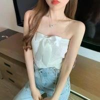 ราคา บราเกาะอก ดีไซน์ผูกโบว์หลังสวย เสื้อเกาะอกถัก แจ๊กเก็ตดันทรงผู้หญิง เสื้อเกาะอก เหมาะสำหรับฤดูร้อน สามารถสวมใส่ได้ภายใน (1731947164039023381)