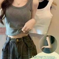 ราคา เสื้อชั้นในผ้าฝ้ายแท้ สไตล์เกาหลี มีแผ่นรองหน้าอก คัพคงที่ เสื้อเกาะอก แจ๊กเก็ต เสื้อแขนกุดสั้น สำหรับผู้หญิง เกาะอกสี เนื้อ คล้องคอ สาวอวบ (1732215146727442877)