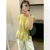 ราคา มีสไตล์ เสื้อแขนกุด เสื้อ สติช always wonder shirt เสื้อ สียีนส์ (1731703029607597662)