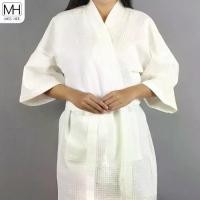 ราคา เสื้อคลุมอาบน้ำ ผ้ารังผึ้ง เสื้อคลุมรังผึ้ง ชุดคลุมอาบน้ำ เสื้อคลุม แฟชั่น โรงแรม ห้องน้ำ Bathrobe เสื้อคลุมอาบน้ำ Bathrobe (1731203076418995892)