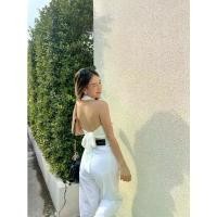 ราคา HADHERHEART - CHERYL เสื้อคล้องคอ เปิดหลัง สีขาว (1729936396381227415)