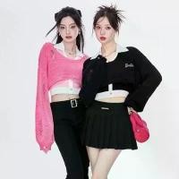 ราคา B-099 SET BARBIE-underpass barbie เสื้อคล้องคอ+สเวตเตอร์แขนยาวแบบถัก (1731684107785438255)