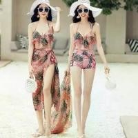 ราคา ชุดว่ายน้ำเวียดนามญี่ปุ่น 3 ชิ้น ลายดอก เสื้อคล้องคอ CA063 สีเหลือง/ชมพู - ผู้หญิง (1731796463054982048)