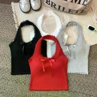 ราคา เสื้อคล้องคอ โชว์หลัง แต่งโบว์กลางอก ขอบลูกไม้ สวยแซ่บ มีบราฟองน้ำในตัว (1732030093627001306)