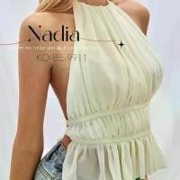 ราคา รุ่น Nadia เสื้อคล้องคอ ผูกหลัง เปิดหลังเปิดไหล่ พร้อมส่งจากไทย (1731727499558685641)