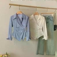 ราคา เสื้อเชิ้ตแขนยาวเกาหลี ทรงสลิม สีขาว คอวี เสื้อ ลายลูกไม้ เสื้อคอปาด เสื้อ เชิ้ต เสื้อ เสื้อ ลายลูกไม้ เสื้อ แขนกุด Women ผู้หญิง Clothing เสื้อ ลายลูกไม้ เสื้อ แขน เสื้อ ครอป (1731469936446834932)
