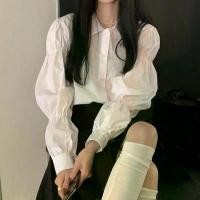 ราคา เสื้อเชิ้ตแขนฟองสีขาว สไตล์เกาหลี สวยมาก เสื้อ ลายลูกไม้ အ က เสื้อคอปาด เสื้อ เชิ้ต เสื้อ เสื้อ ลายลูกไม้ เสื้อ ลายลูกไม้ เสื้อ แขน เสื้อ ลายลูกไม้ เสื้อ ครอป ผู้หญิง Women Clothing (17314699778317048