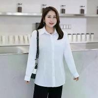 ราคา เสื้อเชิ้ตสีขาว พลัสไซส์ แขนยาว สำหรับผู้หญิง สาวอวบ ไซส์ใหญ่พิเศษ เหมาะสำหรับสาวอวบ 100.00 กก. เสื้อธุรกิจ ชุดทำงาน ชุดทางการ Women Clothing เสื้อ ลายลูกไม้ เสื้อ ลายลูกไม้ เส (1731473782746483038)