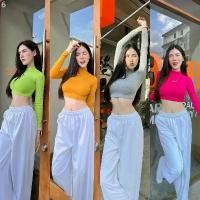 ราคา SpinnyHouse เสื้อคอเต่า ครอปแขนยาวCROPTOP เสื้อคอเต่าแขนยาวผ้าเรยอนครอปคอเต่า️ยาว14' เสื้อเรยอน เสื้อครอป 199 ขายดี (1731493524901496198)