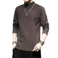 ราคา เสื้อยืดคอเต่าครึ่งตัวสำหรับผู้ชาย แขนยาว เสื้อผ้าวอร์ม เหมาะสำหรับฤดูใบไม้ร่วงและฤดูหนาว เสื้อเชิ้ตลึก มีฮู้ดสีดำ เสื้อคอเต่า เสื้อสเวตเตอร์สำหรับผู้ชาย Man Clothing (1731686812114324134)