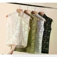 ราคา เสื้อกล้ามลูกไม้ สำหรับผู้หญิง มีไซส์ S-5XL เหมาะสำหรับทุกฤดูกาล เสื้อคอเต่า อเนกประสงค์ เสื้อยืดแขนยาว เสื้อกั๊ก (1730057220408838649)
