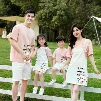 ราคา ชุดจับคู่ครอบครัว, เสื้อเชิ้ตผู้หญิง + จั๊มสูท, เสื้อยืดผู้ชาย + กางเกงขาสั้น, เสื้อผ้าชุดคู่รัก (1731499206089803263)