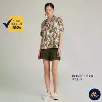 ราคา Mc JEANS เสื้อเชิ้ตผู้หญิง เสื้อฮาวายแขนสั้น สีชมพู พิมพ์ลาย MWSZ274 (1731995162792397271)