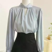 ราคา เสื้อเชิ้ต แขนยาว ผ้าซาติน กลวงออก ดีไซน์ไม่ซ้ำใคร คุณภาพระดับไฮเอนด์ สีดำ เหมาะสำหรับฤดูใบไม้ผลิและฤดูใบไม้ร่วง มาใหม่ เสื้อเชิ้ตผู้หญิง ดีไซน์เก๋ไก๋ Niche (1731892504830707374)