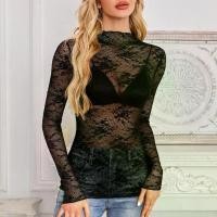 ราคา เสื้อแขนยาวตาข่าย, สำหรับผู้หญิง, เสื้อซีทรู, ปักลายดอกไม้อันเป็นสัญลักษณ์, เสื้อตาข่ายลูกไม้, มีสไตล์, เสื้อซีทรู, แขนยาว, เสื้อเชียร์, ดูอเนกประสงค์, jnbhrgt (1731343018380723668)