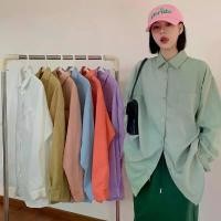 ราคา ผู้หญิง เสื้อ แขนยาว ธรรมดา หลวม ผ้าบาง ๆ สูงสุด เสื้อยืด ชุดทำงาน Clothing Women เสื้อน่ารักๆ ผู้หญิง เสื้อผ้าสไตล์ y2k เสื้อซีทรู แขนยาว เสื้อคอปก ผู้หญิง เสื้อเท่ๆ ผู้หญิง เ (1731829292242339995)