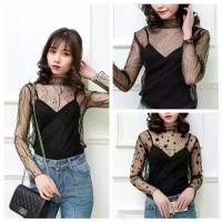ราคา ท็อปส์ซูเสื้อยืดสีดำ, กระท่อมเจ้าหญิง2, วัสดุตาข่าย, แขนยาว, เสื้อซีทรู, เสื้อสตรีซีทรู (1731261804963333496)