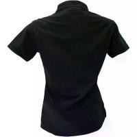 ราคา UP102 : เสื้อโปโลผู้หญิงสีดำ ปกเชิ๊ตทูโทน ทรงสวยเข้ารูป ใส่สบาย ระบายอากาศดี เสื้อโปโลผู้หญิง Women's polo shirt (1731188775280608547)