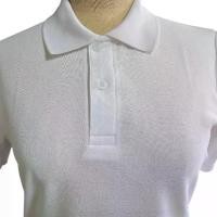 ราคา เสื้อโปโลหญิง สีขาว แขนปล่อย สินค้า คุณภาพดี ราคาโรงงาน เสื้อโปโลผู้หญิง Women's polo shirts (1732290401053739962)