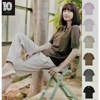 ราคา เสื้อโปโล แขนสั้น แบรนด์ TopTen เสื้อโปโลคอปก อก 40-42 เนื้อผ้าโพลีเอสเตอร์ผสมเรยอน ใส่สบาย พร้อมส่ง Women Clothing Shirt Girl Polo สีเทา ผู้หญิง วี โลน เรืองแสง เสื้อโปโลผู (1731323746409024440)